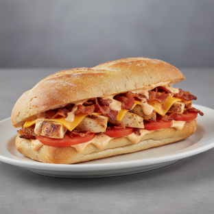 Chipotle Chicken on a Roll