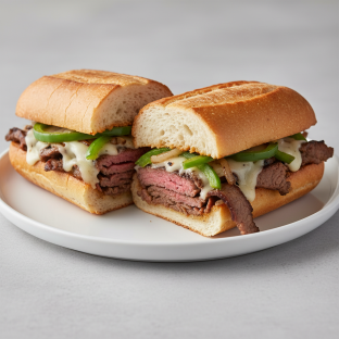 Steakhouse Philly Cheese on a Roll