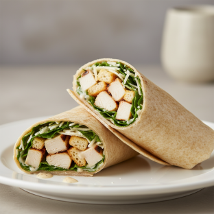 Chicken Caesar in a Wrap