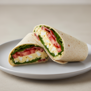 Egg Salad Blt in a Wrap