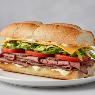 London Broil on a Hero Roll