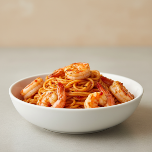 Spicy Noodles — Shrimp