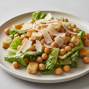Chickpeas Cesaer Salad Chickpeas Cesaer Salad