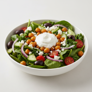 Chickpeas Greek Salad Chickpeas Greek Salad