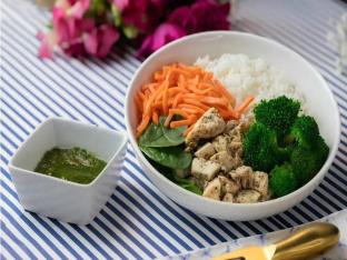 Garden Chicken Rice Bowl