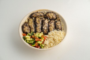 Lamb Kofta Rice Bowl — Zhoug