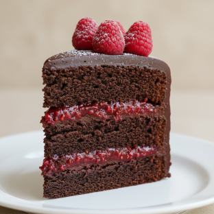 Chocolate and Raspberry Cake (Vegan and Gluten-Free)