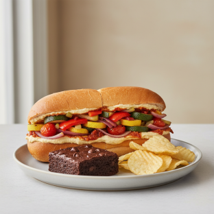 Roasted Veggies - Chips Meal Roasted Veggies - Chips Meal