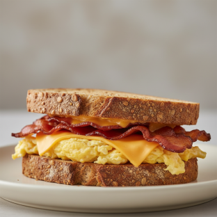 Bacon, Egg & Cheese - Gluten Free Bread Bacon, Egg & Cheese - Gluten Free Bread