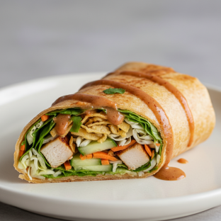 Thai Chicken Crunch Wrap Thai Chicken Crunch Wrap