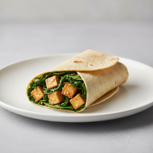 Tokyo Supergreens with Organic Sesame Tofu Wrap Tokyo Supergreens with Organic Sesame Tofu Wrap