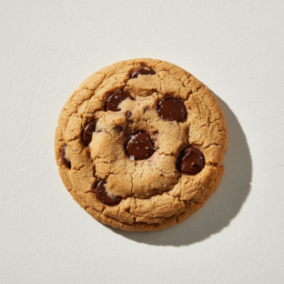 Freshly Baked Chocolate Chip Cookie