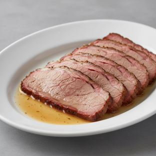 Sliced Herb Brisket with Light Au Jus Sliced Herb Brisket with Light Au Jus