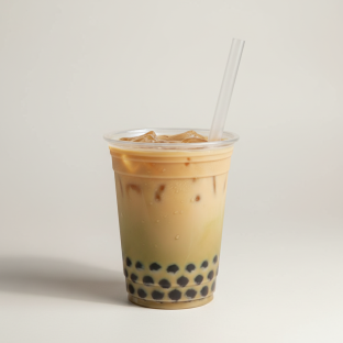 Four Seasons Milk Tea with Boba [16 oz]