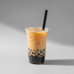 Orange Yakult with Grass Jelly [24 oz]