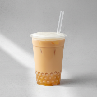 Four Seasons Milk Tea with Crystal Boba [24 oz]
