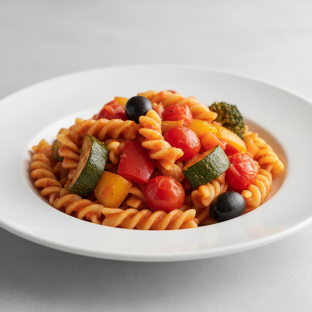 Vegan Pasta – Marinara Vegetables