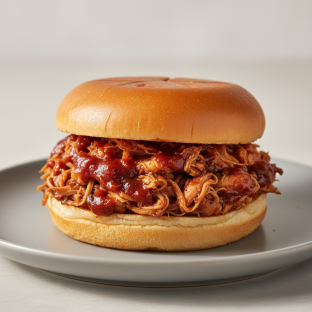 Bbq Pulled Chicken Sandwich Bbq Pulled Chicken Sandwich