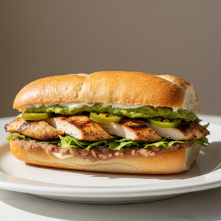 Grilled Chicken Torta