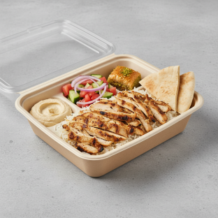 Chicken Shawarma Boxed Meal Chicken Shawarma Boxed Meal