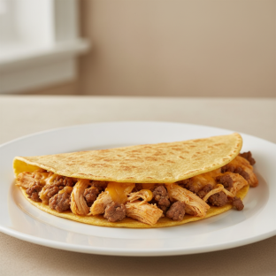 Quesadillas - Chicken & Ground Beef (corn Tortillas) Quesadillas - Chicken & Ground Beef (corn Tortillas)