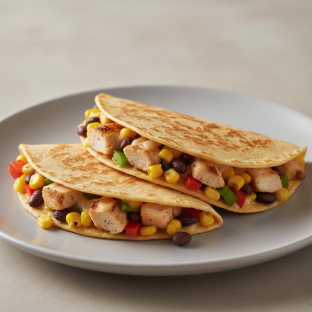 Quesadillas - Chicken & Veggie (corn Tortillas) Quesadillas - Chicken & Veggie (corn Tortillas)