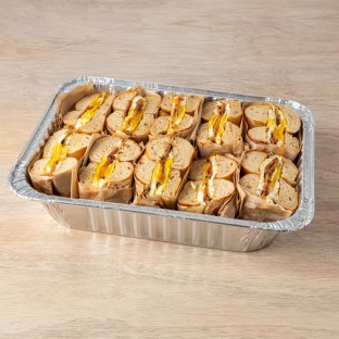 Bagel Breakfast Sandwich Tray — Bacon, Egg and Cheese
