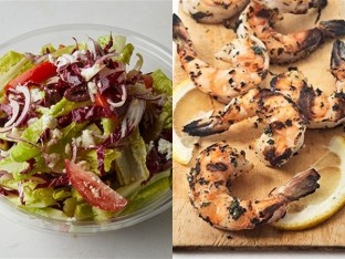 Eli's House Salad with Grilled Shrimp