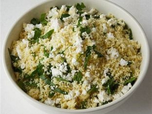 Couscous with Spinach and Feta