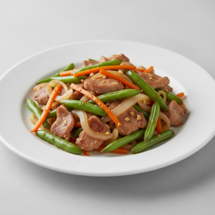 Garlic Green Bean Pork Garlic Green Bean Pork