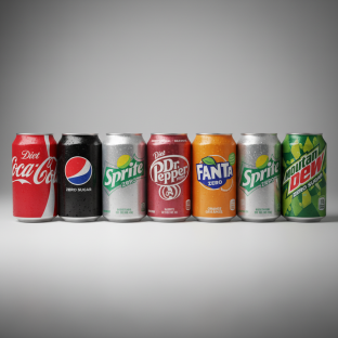 Assorted Individual Soda Cans (Assorted Diet Sodas) Assorted Individual Soda Cans (Assorted Diet Sodas)