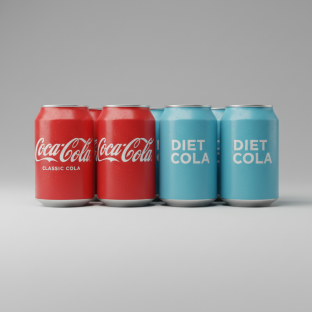 Assorted Individual Sodas Cans (Half Diet and Half Regular Sodas) Assorted Individual Sodas Cans (Half Diet and Half Regular Sodas)