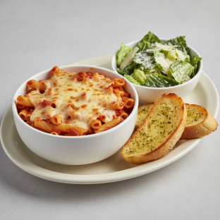 Classic Pasta with Baked Ziti, Caesar Salad Classic Pasta with Baked Ziti, Caesar Salad