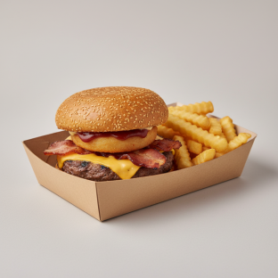 B'igi Western Box - Gluten Free Bun - Fries B'igi Western Box - Gluten Free Bun - Fries