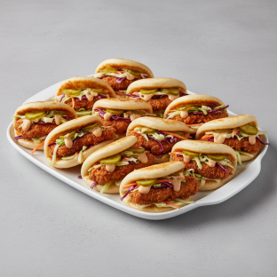 10-Pack Bao Buns The Crispy Chick, 10-Pack Bao Buns The Crispy Chick,