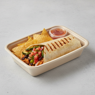 GF Vegan Grilled Vegetables Burrito Box
