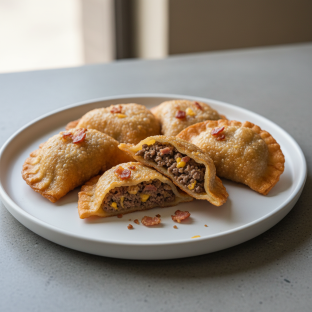 Fusion Dumpling Bacon Cheeseburger (5pc) Fusion Dumpling Bacon Cheeseburger (5pc)