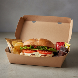 Chicken Sandwich Boxed Lunch - Pepper Jack Cheese Chicken Sandwich Boxed Lunch - Pepper Jack Cheese