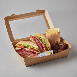 Old Italian Sandwich Boxed Lunch - Provolone Cheese Old Italian Sandwich Boxed Lunch - Provolone Cheese