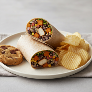 Earth Bowl Wrap with Chips and Cookie Earth Bowl Wrap with Chips and Cookie