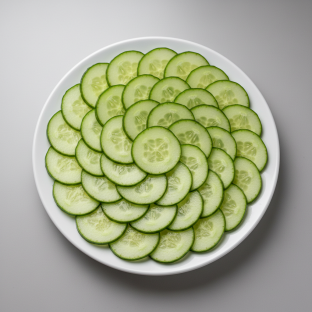 Sliced Cucumbers Sliced Cucumbers