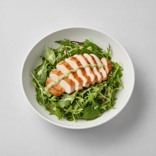 Tokyo Supergreens with Oven Roasted Chicken Salad Tokyo Supergreens with Oven Roasted Chicken Salad