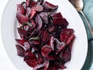 Julienne of Beets, Apples and Onions