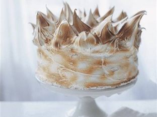 Mile-High Lemon Meringue Cake