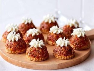 Goat Cheese and Roasted Vegetable Tartlets