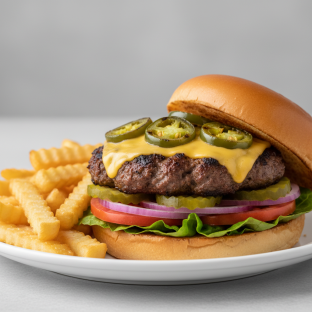 Smash Jalapeno Cheeseburger Smash Jalapeno Cheeseburger