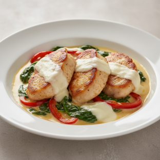 Chicken Florentine Medallions Chicken Florentine Medallions