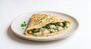 White Bean and Spinach with Onions and Tomatoes