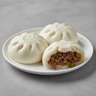 Celery and Pork Buns Celery and Pork Buns