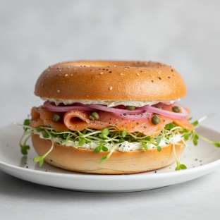 Lieng's Bagel Sandwich